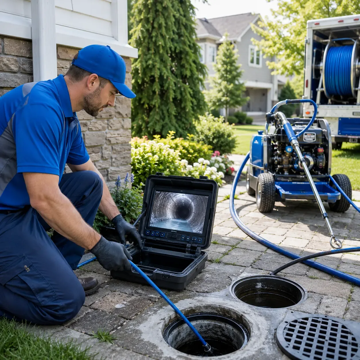 Outdoor drain cleaning professionals serving Westerville, OH